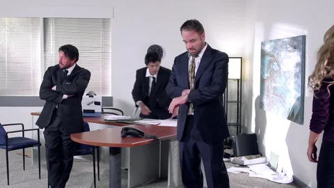 Big Tits at Work - Corinna Blake and Tommy Gunn fingering