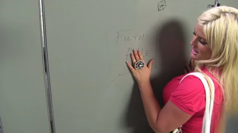 Daddy Pounds Her Ass Doggy Style In Restroom