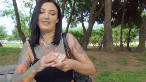 PublicPickups - POV gagging alongside Adel Asanty